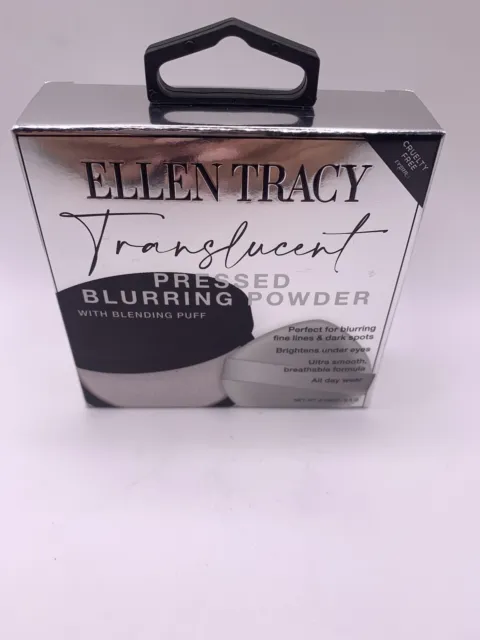 ELLEN TRACY TRANSCLUCENT Pressed Blurring Powder w/ Blendding Puff $9. ...