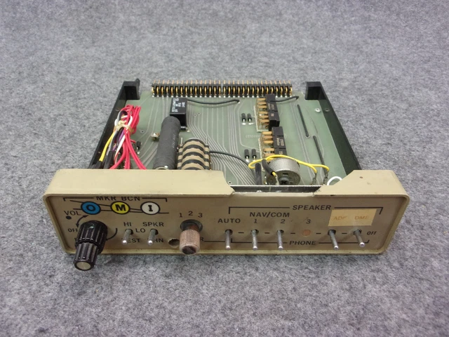 Cessna 28V Marker Beacon MKR BCN Audio Control Panel P/N 0570115-6