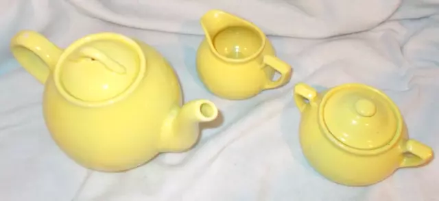 Vintage Lipton Tea Set Yellow