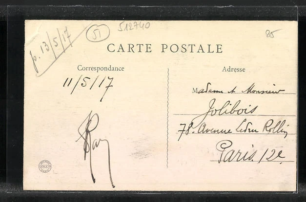 CPA Fère-Champenoise, Rue de Chalons 1917 2