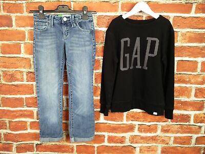 Girls Bundle Age 8-9 Years 100% Gap Sweater Pullover Jeans Casual Kids Set 134Cm