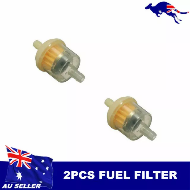 2X Petrol Fuel Filter Cleaner 50cc 110cc 125cc 250cc Dirt Quad Bike ATV PIT PRO