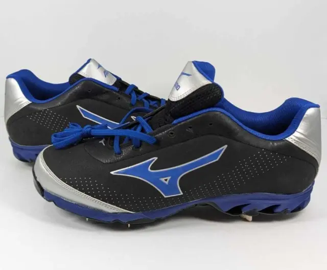 Mizuno 9 Spike Vapor Elite 7 Blue/Black Men's Cleats Size 15