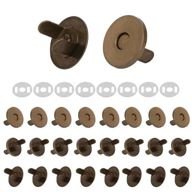 14/18mm Magnetic Snap Clasp Closure Buttons Fasteners for Leather Craft Handbags 3