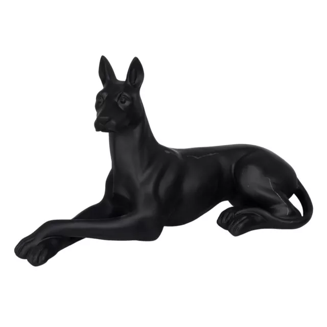 Deko-Figur Schwarz Hund 37,5 x 13,5 x 22 cm