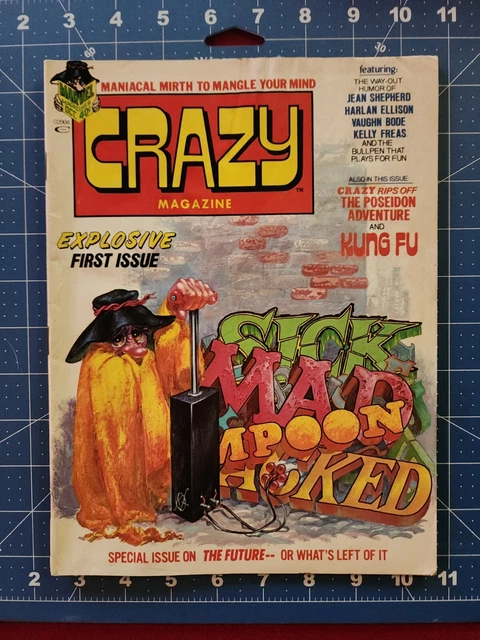 💥CRAZY MAGAZINE ISSUE # 1 October 1973 MARVEL COMICS