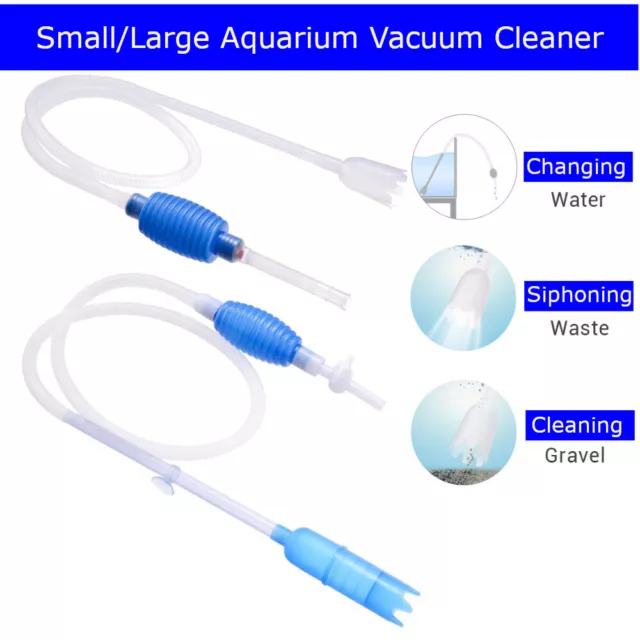 Aquarium Gravel Cleaner Fish Tank Vacuum Siphon Sand Cleaner Filter Hose Pumps