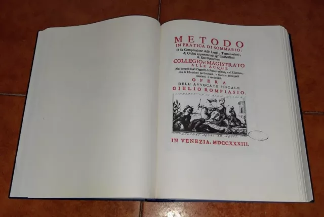 Rompiasio Compilazione Metodica Delle Leggi Collegio Magistrato Acque Venezia 88 3
