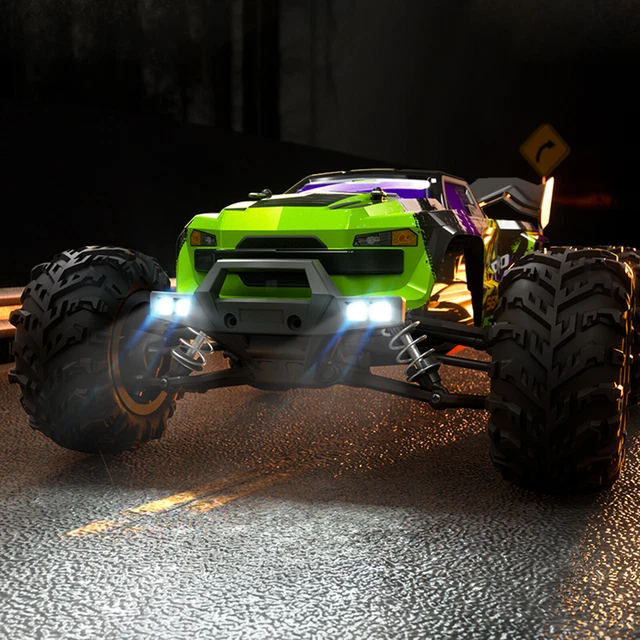 RC TRUCK WITH Led Lights Remote Control Car Brushless Drift for Adults