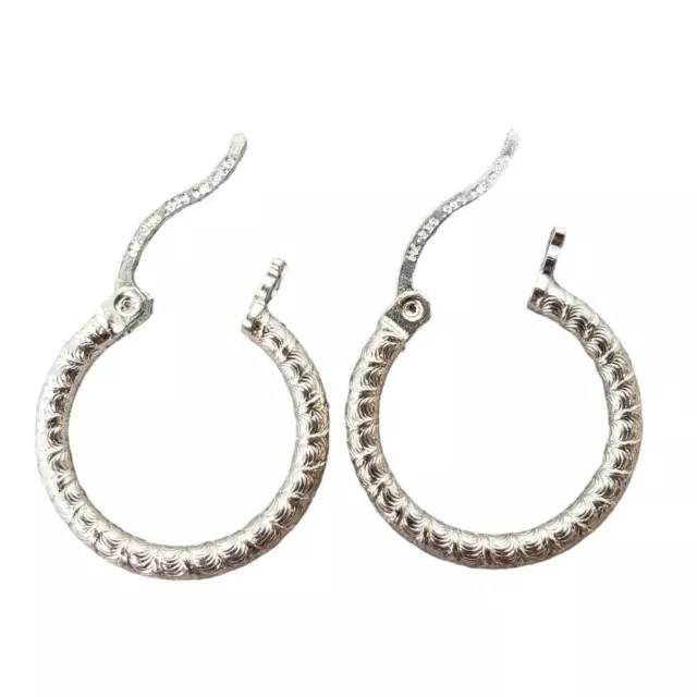 925 STERLING SILVER Small Hoop Earrings Gift $24.95 - PicClick