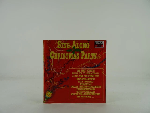 THE PARTY POPPERS SING-ALONG CHRISTMAS PARTY (397) 10 Track CD Album Picture Sle