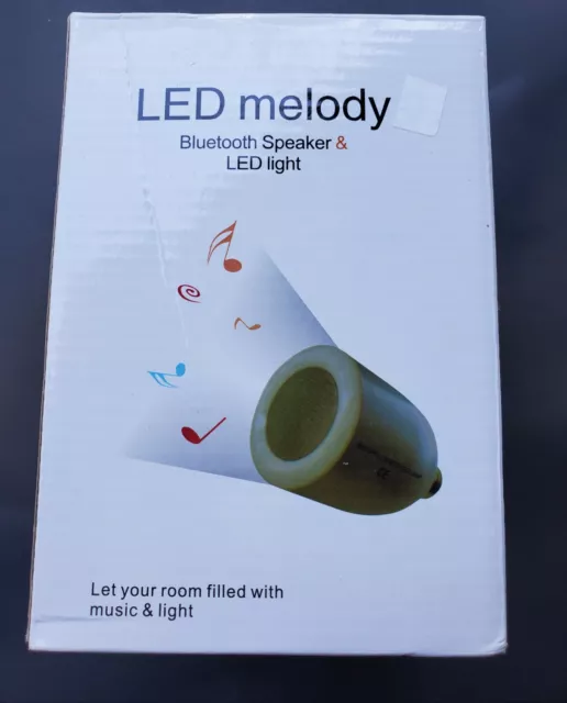 LED Bluetooth Speaker and Light Bulb