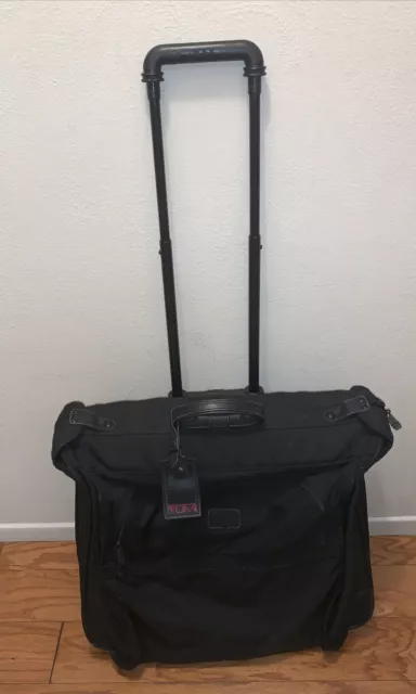 Tumi Black Wheeled Large Bifold Garment Bag Luggage 22” X 22” X 12” 6