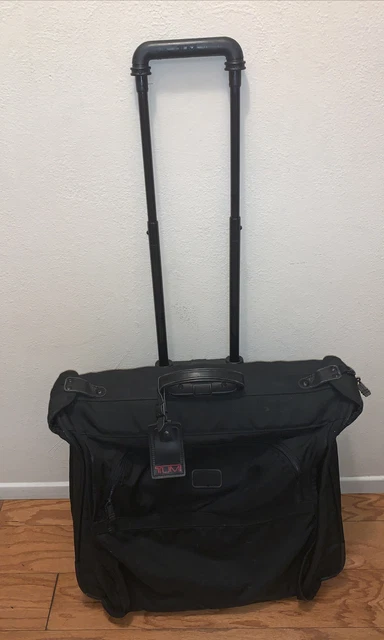 Tumi Black Wheeled Large Bifold Garment Bag Luggage 22” X 22” X 12” 6