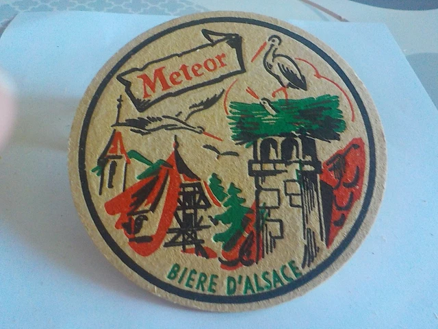 1 Sous Bock Biere    Brasserie Meteor Pils Alsace  N 4