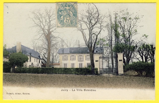 cpa RARE 91 - VARENNES JARCY (Essonne) Jarcy La VILLA BOÏELDIEU