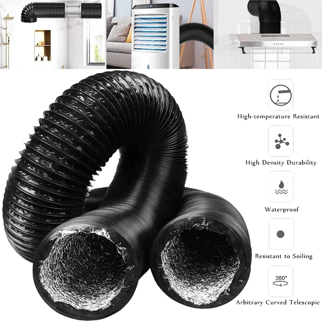 Tubo in alluminio tubo di scarico canale di ventilazione tubo aria pellicole in alluminio tubo flessibile 5 M