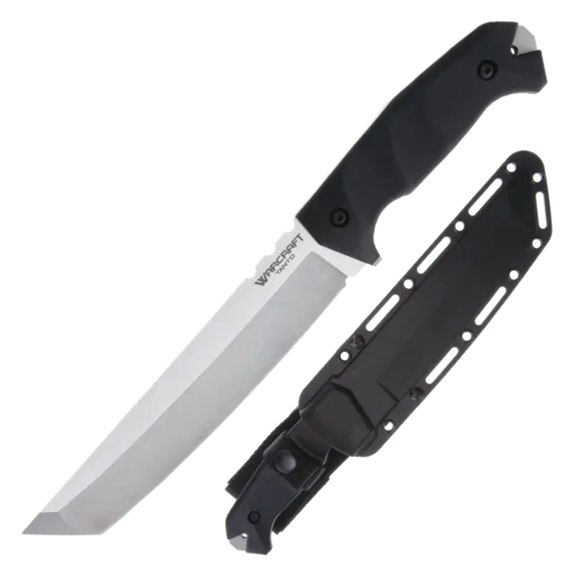COLD STEEL KNIVES Warcraft Tanto 13UL Fixed Blade Knife San Mai Steel ...