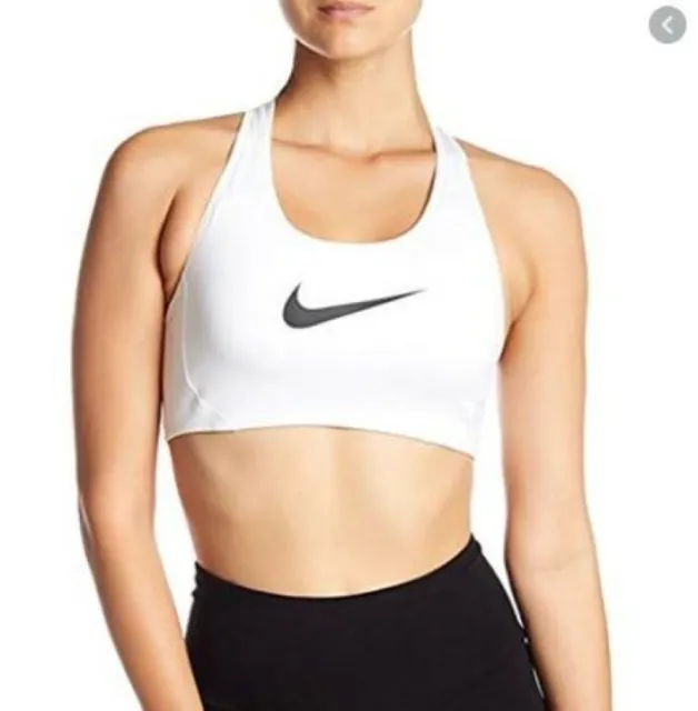 Nike Women's Victory High Support Sports Bra Gray/Black X-Small
