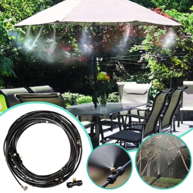 50 FT MIST COOLING SYSTEM OUTDOOR GARDEN PATIO MISTER KIT - Fast Free Shipping