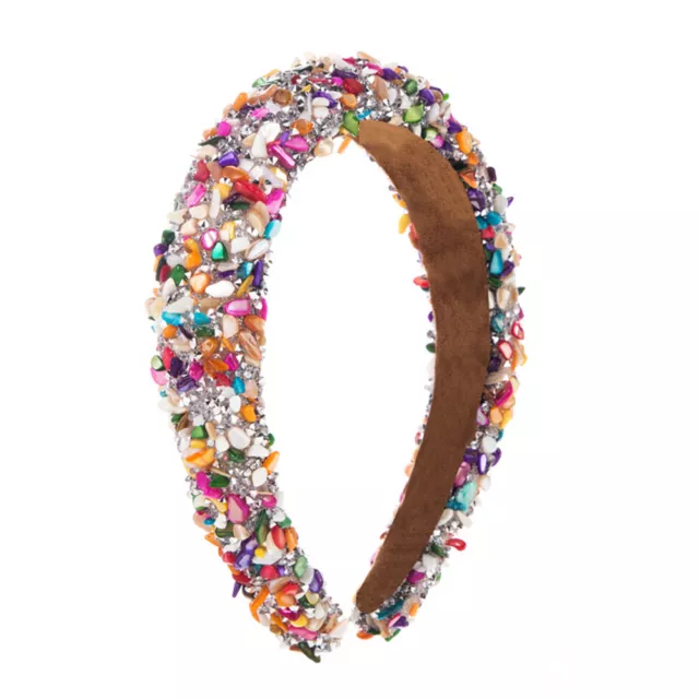 Glitter Shiny Luxury Rhinestone Hair Band Diamond Hoop Crystal Headband Headwear