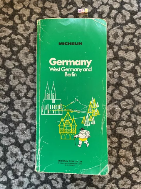 Michelin West Germany Berlin Map Guide Book