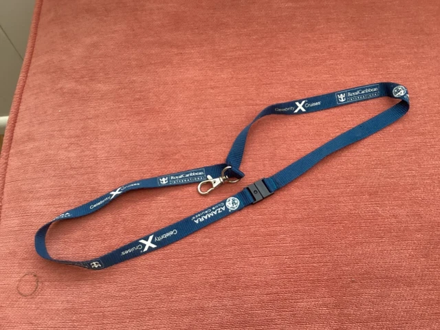 Royal Caribbean  International Celebrity X Azamara Club Cruises Lanyard 