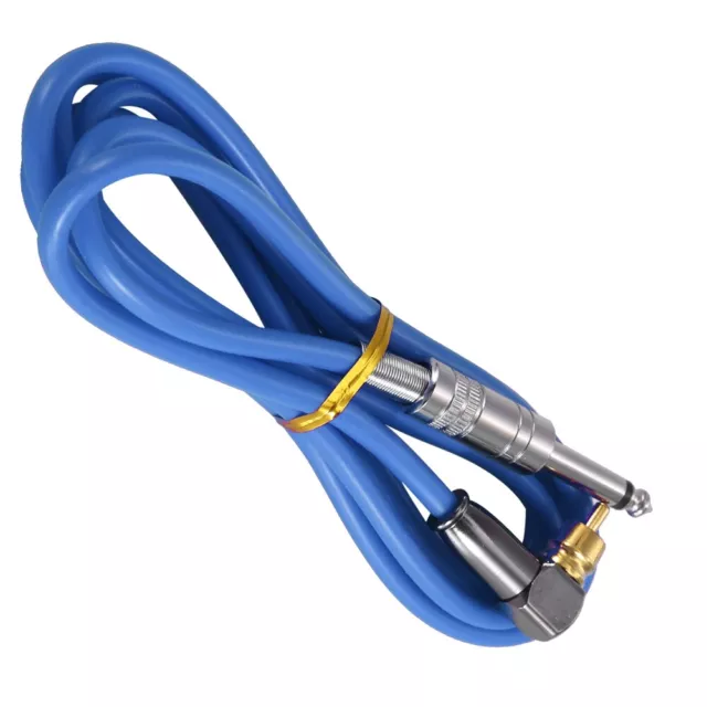 (Blue)Silicone Hook Line For 90 Degree Interface Tattoo Machine Power AGS