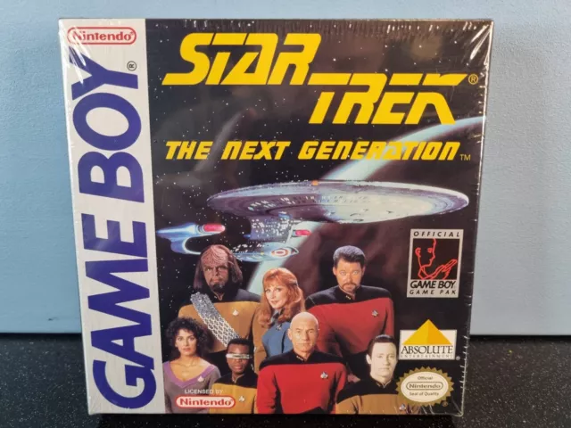 Vintage Star Trek The Next Generation Nintendo Gameboy Game 1993 New Sealed VGC 3