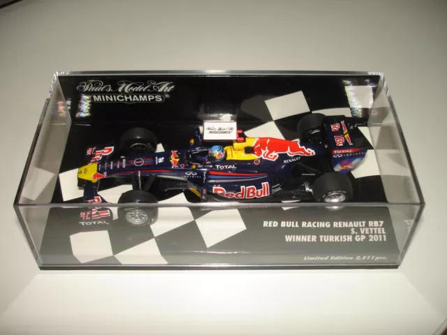 F1 S.Vettel Minichamps Red Bull Renault RB7 Turkish GP 2011  1/43 OVP