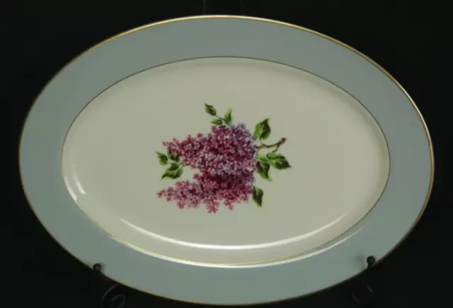 GEORGIAN LILAC by Fine Arts 15-1/2" OVAL SERVING PLATTER