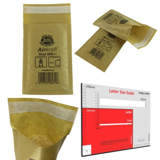 AROFOL Bubble Buste Imbottite Buste Postali Mailer Oro Bianco Tutte Le - Foto 14