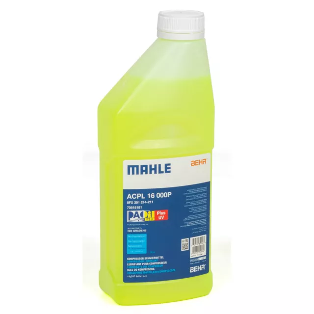 1L 1 Liter MAHLE ACPL16000P Kompressor Öl Kompressoröl Klimaanlagenöl R134a