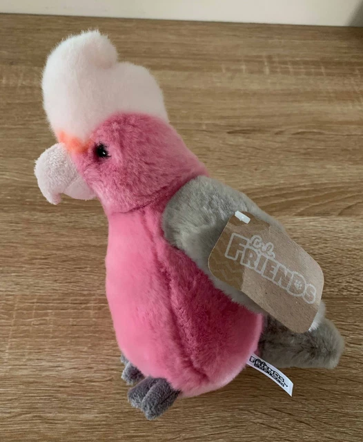 KORIMCO LIL FRIENDS Realistic Galah Plush Pink Soft Toy Aussie