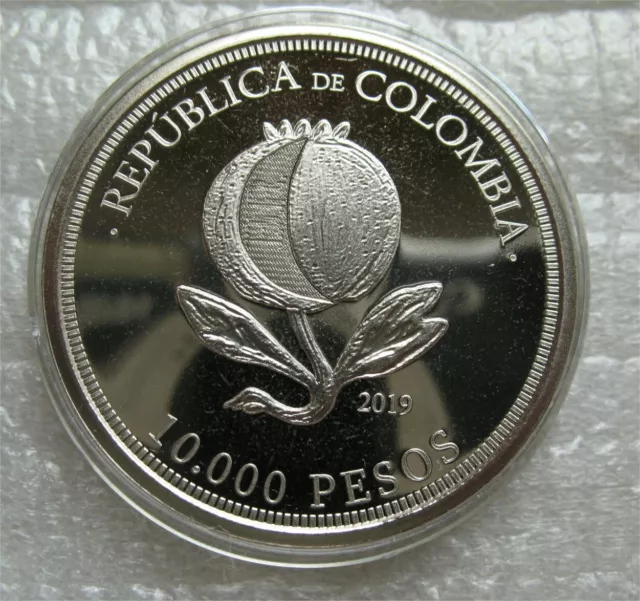 Colombia 10000 Pesos 2019 Coin The Bicentenary of Independence COA