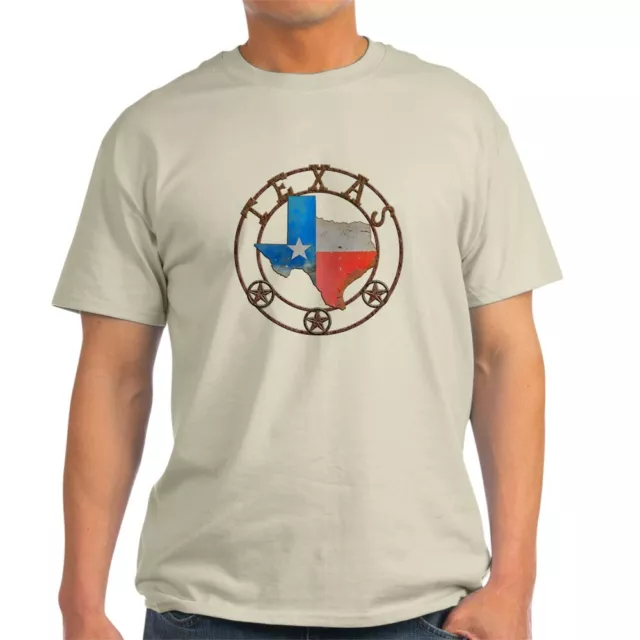 CafePress Texas Wrought Iron Barn Art T Shirt 100% Cotton T-Shirt (1705556880)