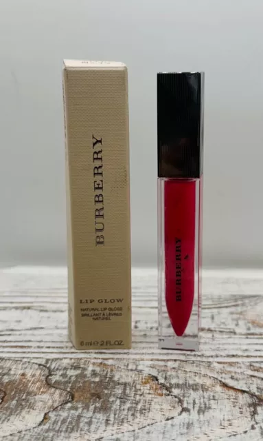 BURBERRY~ Lip Glow Natural Lip Gloss~Mallow Pink No. 19~0.02oz.|6ml~NIB