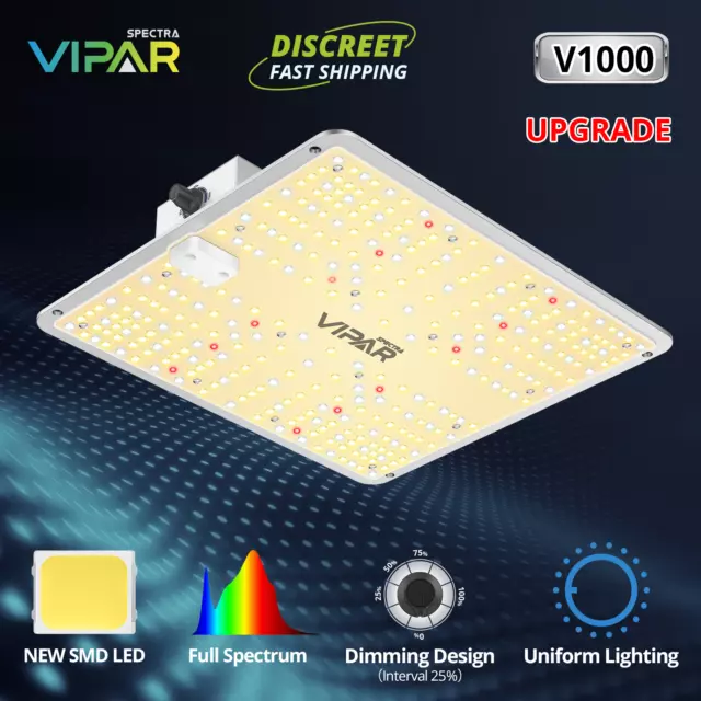 VIPARSPECTRA V1000 LED Grow Light Full Spectrum for Indoor Plants Veg Bloom IR