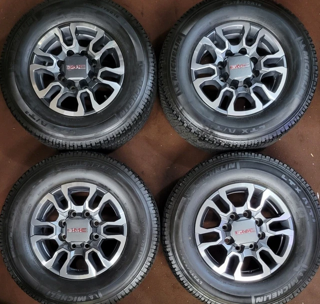 4 2024 TAKEOFF 18" GMC Sierra AT4 Chevy Silverado 2500 3500 OEM Wheels