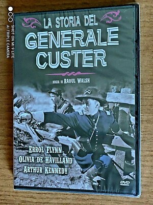 DVD LA STORIA DEL GENERALE CUSTER Raoul Walsh Errol Flynn *****NUOVO