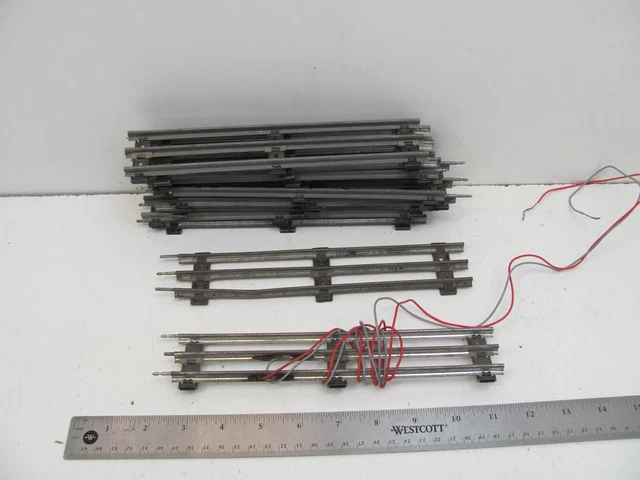 Lot Of 10 : Vintage Lionel 027 Track Standard "O" Gauge 3 Rail