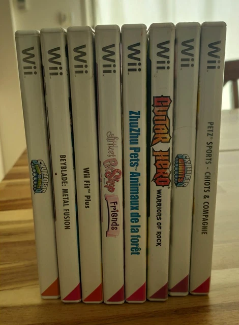 Lot de 9 jeux Nintendo Wii