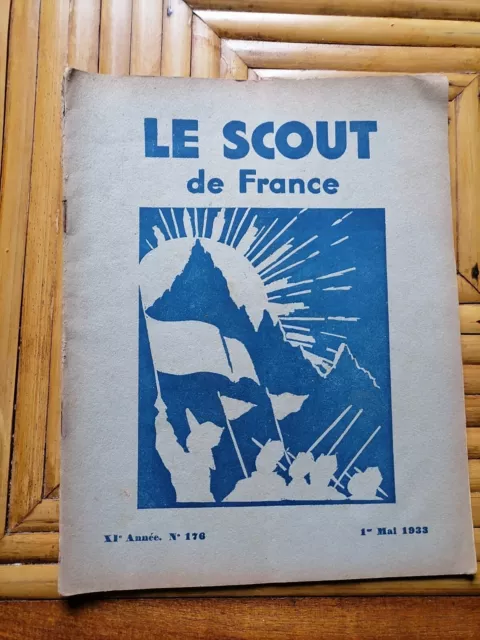 Hergé - TINTIN - Le Scout de France N°176 - rare - Le Baton de Gribouille - 1933 2