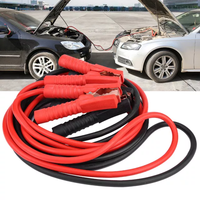 •́ 1 Pair Of 12V Car Power Booster Cable Emergency Battery Jumping Cables