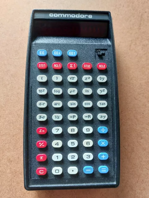 Commodore SR4148R Taschenrechner mit Netzteil, funktionsfähig