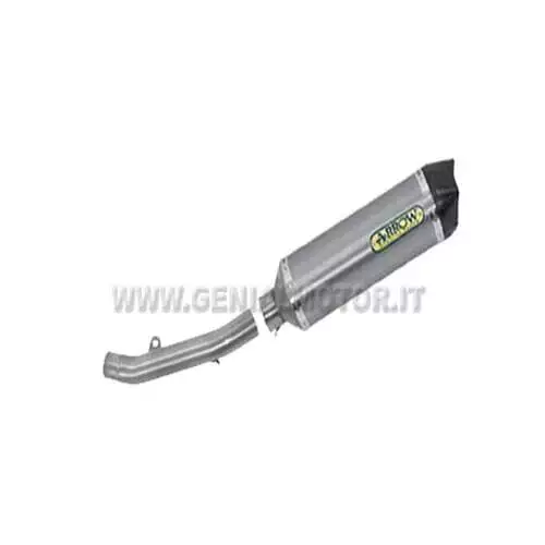 Exhaust + Link Pipe Arrow R. Tech Alu Kawasaki Z 750 R 2011 > 2014