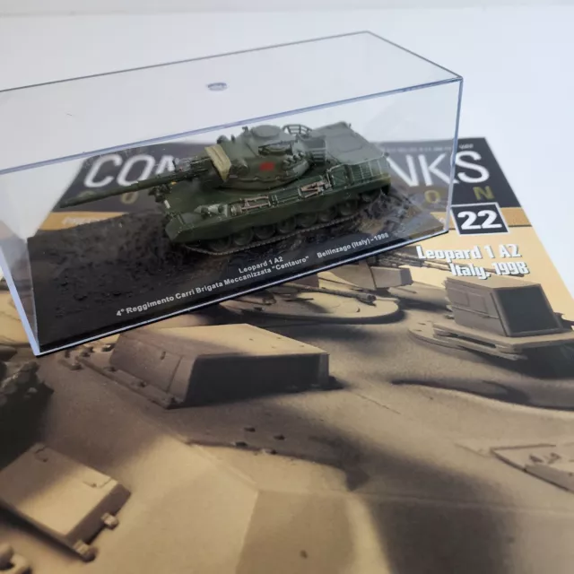 Combat Tanks 1:72 #22 Leopard 1 A2. 4 Reggimento  Bellinzago (Italy) - 1998 3