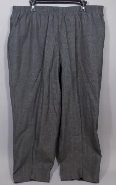 Briggs New York Pants Womens Stretch Waist Pleated Plus 20W Elastic Dress Work