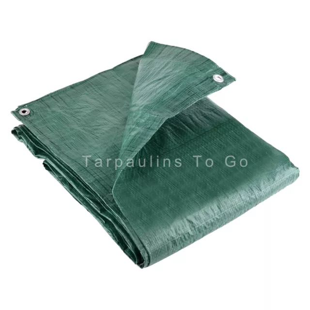 19 Sizes Waterproof Tarpaulin Ground Sheet Lightweight Camping Cover Tarp New 2