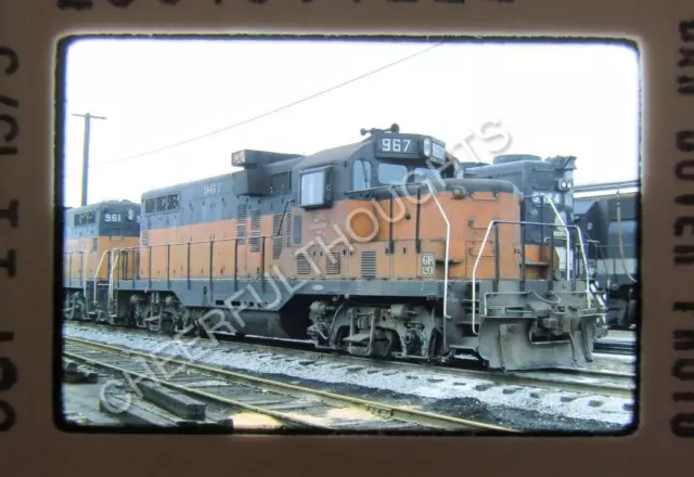 Original  '75 Kodachrome Slide MILW Milwaukee Road 967 SW1 Louisville, KY  37H14